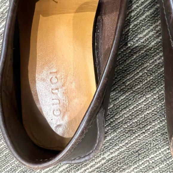 Gucci Men’s Leather and Monogram Canvas Driver - Picture 5 of 15